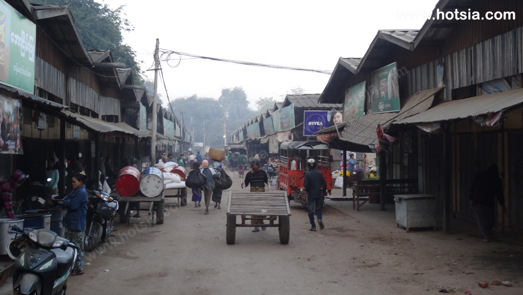 เที่ยวพม่าด้วยตัวเอง มัณฑเลย์ ตลาดเช้าบากัน พุกาม พม่า