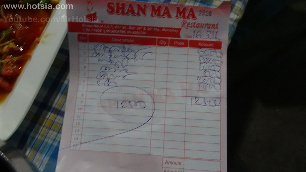 แบกเป้เที่ยวมัณฑะเลย์ ร้านอาหารไทยใหญ่ อาหารจีน ในมัณฑะเลย์
