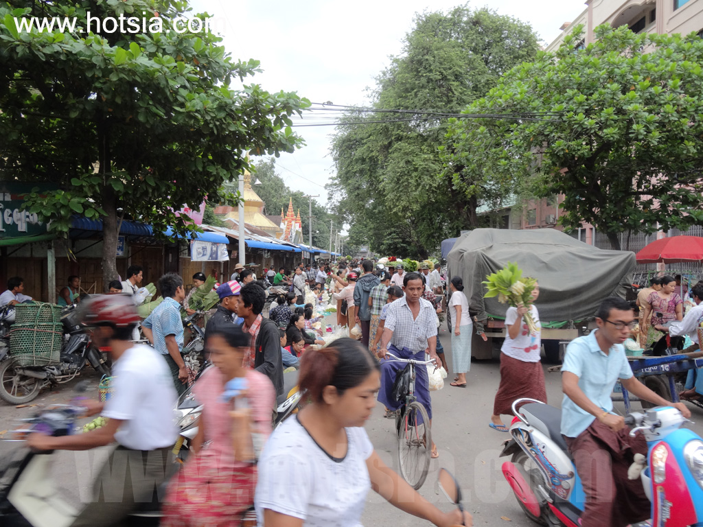 เที่ยวมัณฑะเลย์ด้วยตัวเอง ตลาดดอกไม้เมืองมัณฑะเลย์