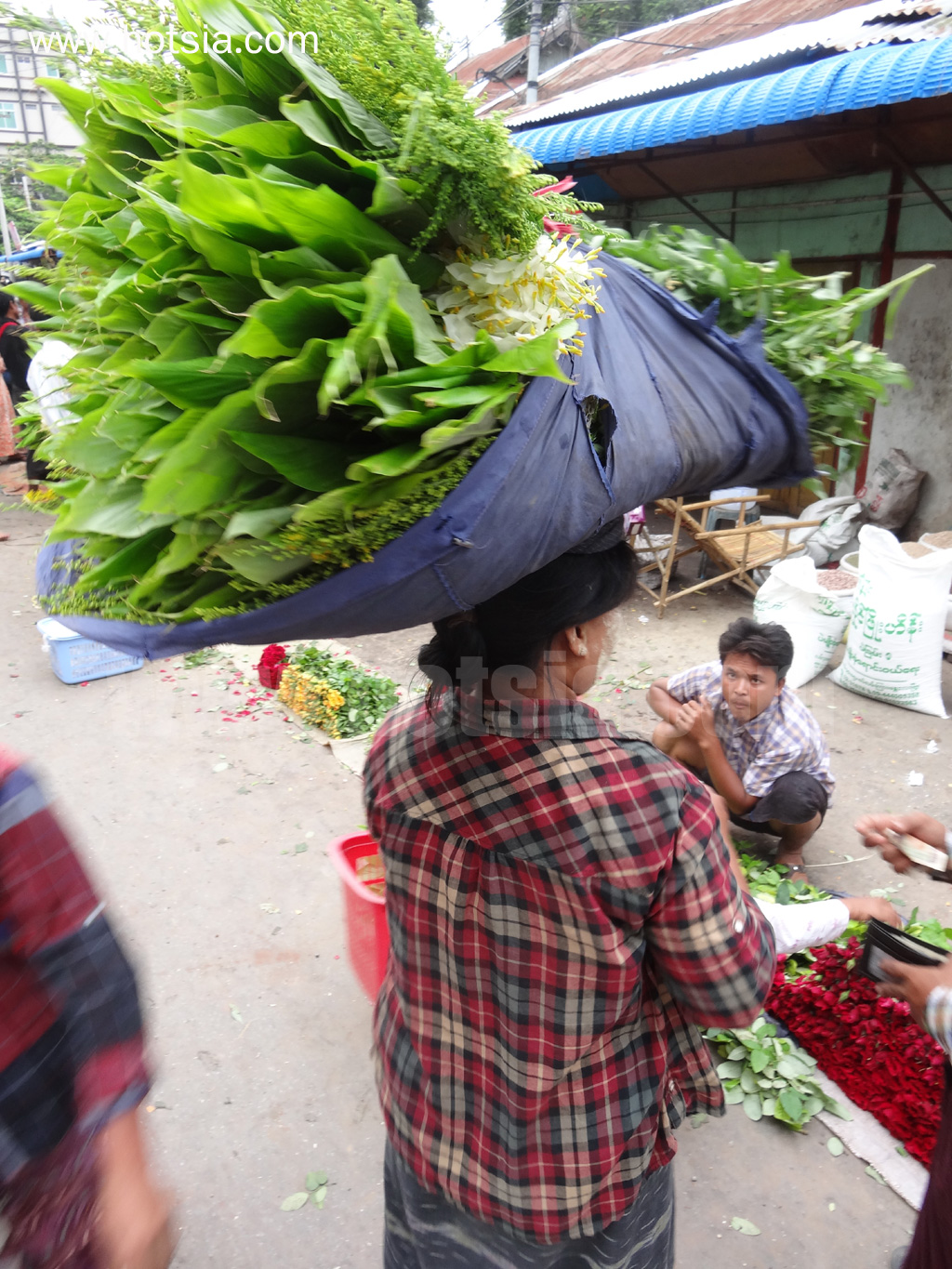 เที่ยวมัณฑะเลย์ด้วยตัวเอง ตลาดดอกไม้เมืองมัณฑะเลย์