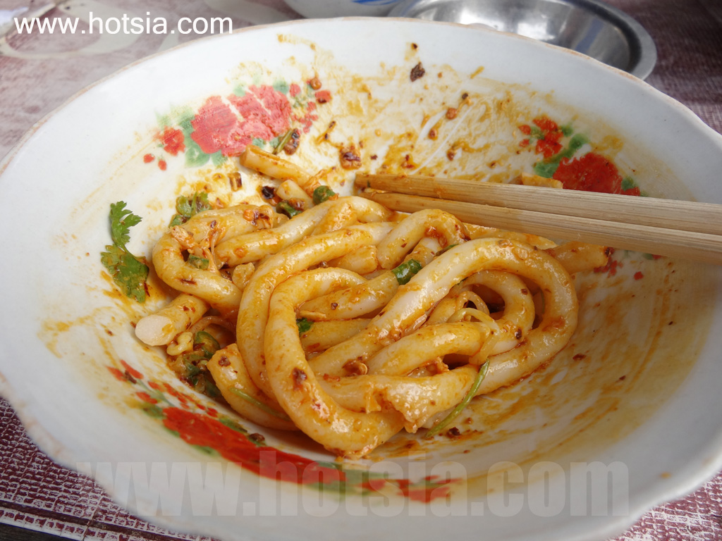 เที่ยวพม่าด้วยตัวเอง เที่ยวมัณฑะเลย์ด้วยตัวเอง ก๋วยเตี๋ยวขยำเส้น มัณฑะเลย์