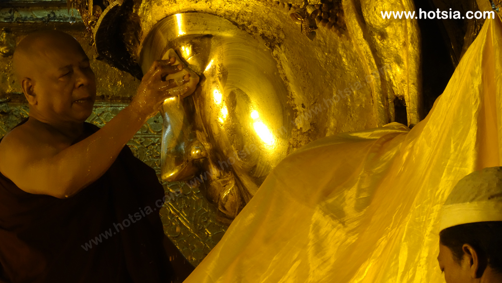 เที่ยวพม่าด้วยตัวเอง มัณฑะเลย์ พิธีล้างหน้าพระมหามัยมุนี