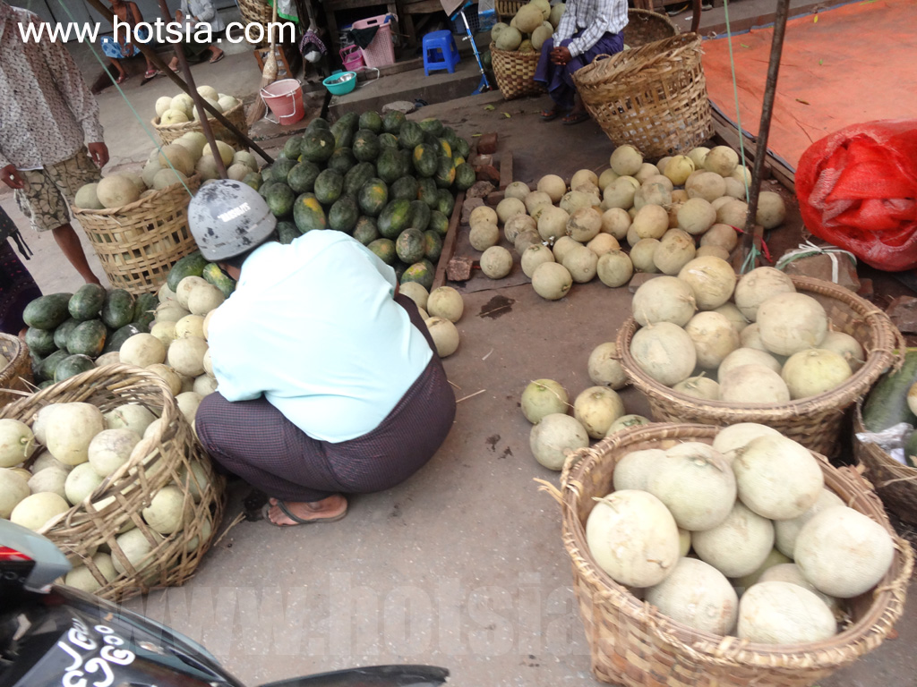 เที่ยวพม่าด้วยตัวเอง เที่ยวมัณฑะเลย์ด้วยตัวเอง ตลาดเช้ามัณฑะเลย์