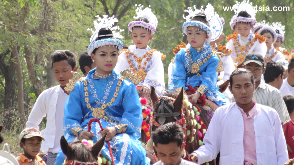 เที่ยวพม่าด้วยตัวเอง เที่ยวเมืองมัณฑะเลย์ บวชลูกแก้ว ปอยส่างลอง พม่า