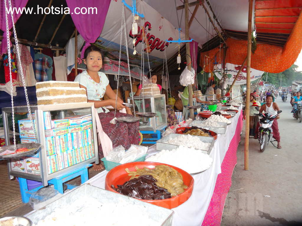 เที่ยวพม่าด้วยตัวเอง เที่ยวมัณฑะเลย์ด้วยตัวเอง ตลาดเทพี มัณฑะเลย์