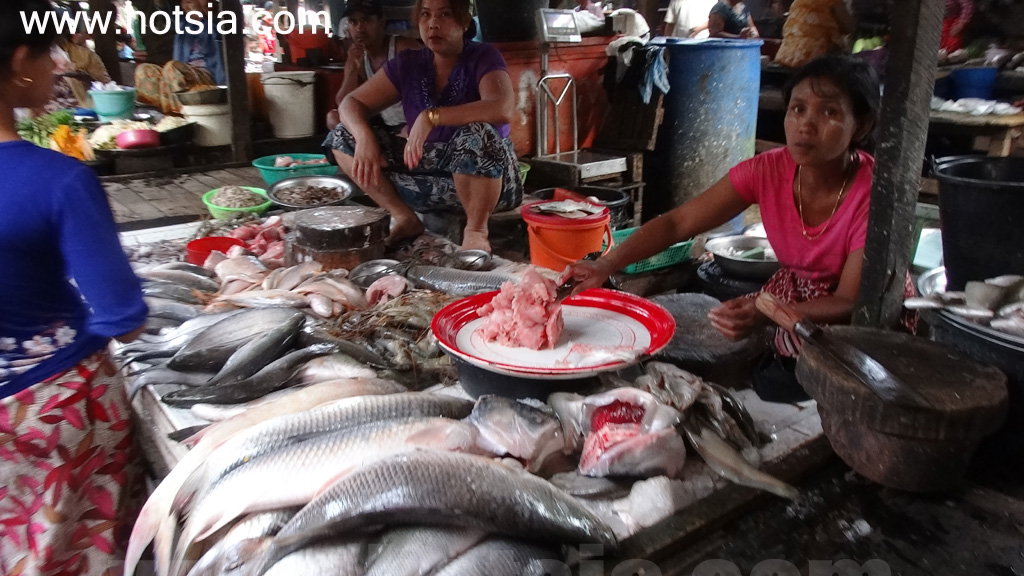 เที่ยวมะละแหม่งด้วยตัวเอง ตลาดเช้ามะละแหม่ง