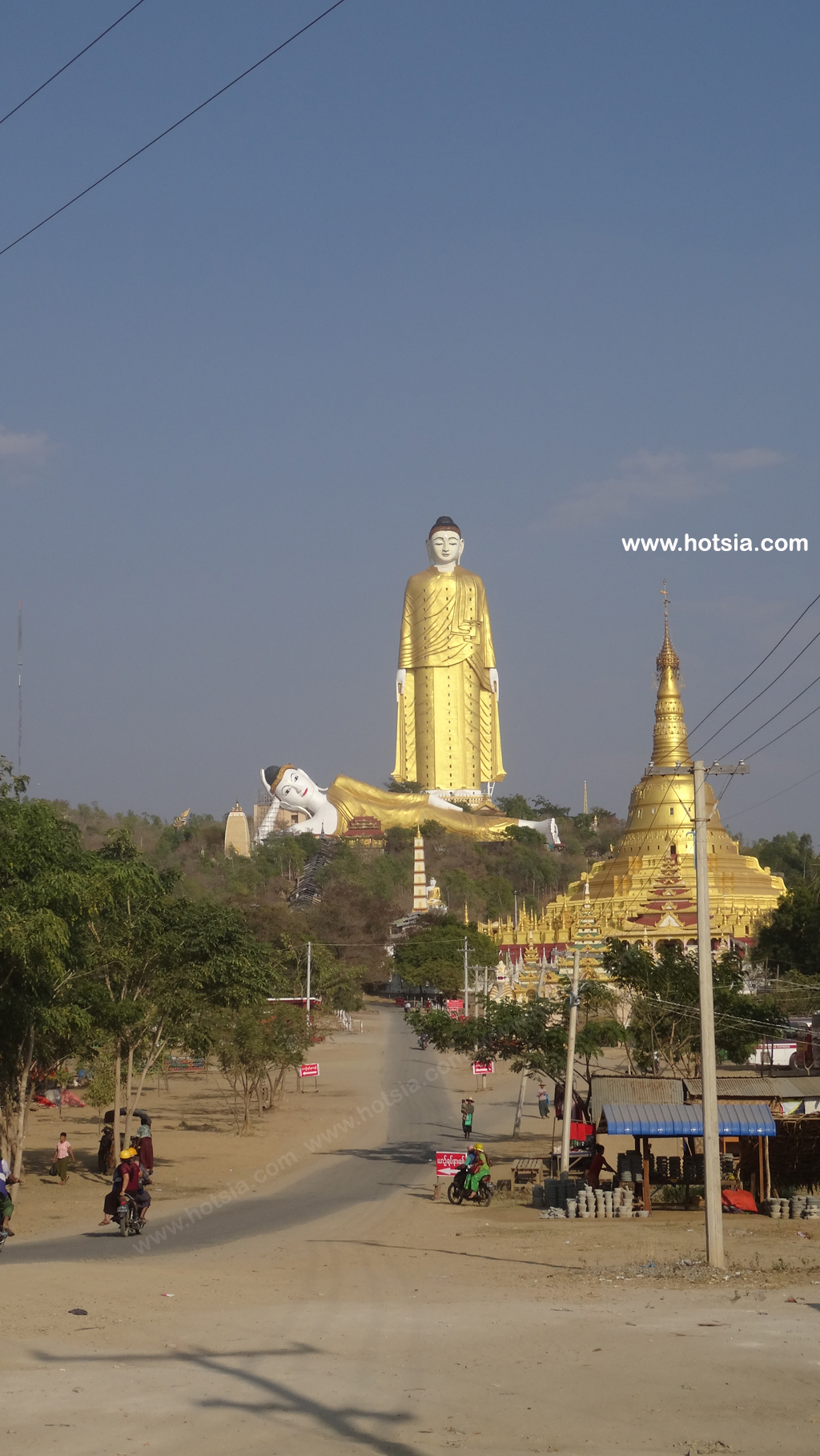 เที่ยวพม่า เมืองโมนยวา วัดโพธิ์ตาต่อง เมืองโมนยวา