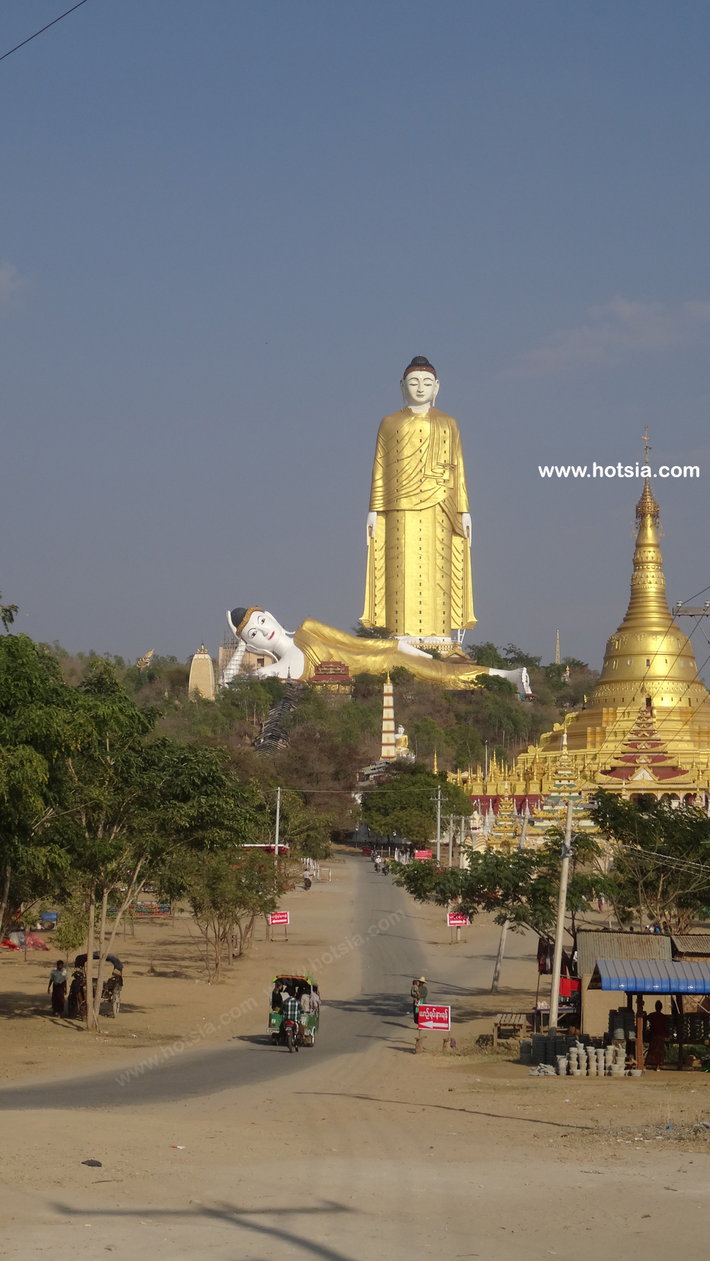 เที่ยวพม่า เมืองโมนยวา วัดโพธิ์ตาต่อง เมืองโมนยวา