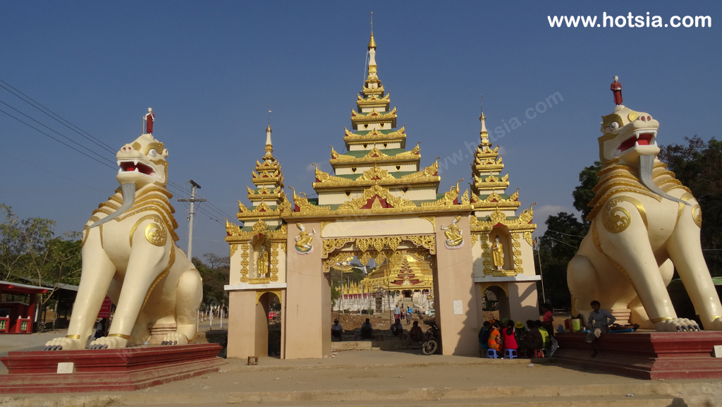 เที่ยวพม่า เมืองโมนยวา วัดโพธิ์ตาต่อง เมืองโมนยวา