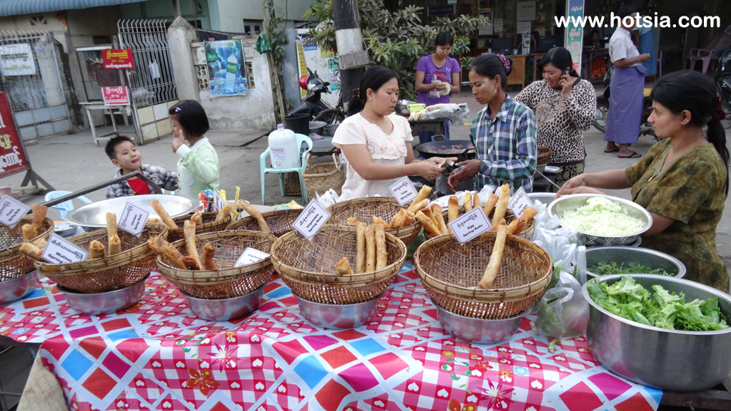 เที่ยวพม่า เมืองโมนยวา อาหารการกินชาวเมืองโมนยวา