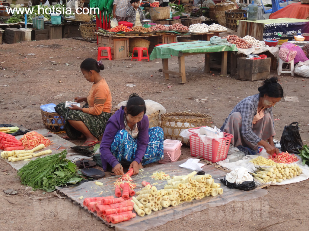 เที่ยวเนปิดอว์ด้วยตัวเอง ตลาดเช้าเมืองเนปิดอว์
