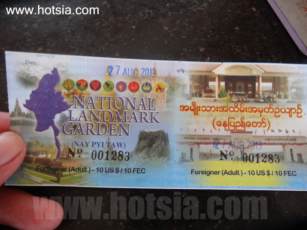 เที่ยวเนปิดอว์ด้วยตัวเอง National Landmark Garden เนปิดอว์
