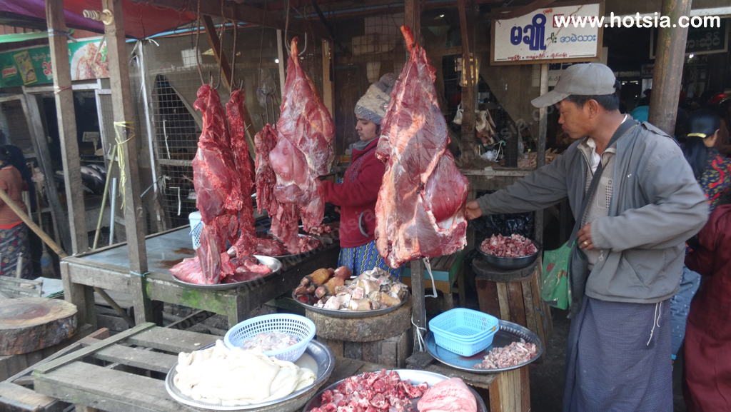 เที่ยวพม่า เมืองพินอูลวิน ตลาดเช้าพินอูลวิน