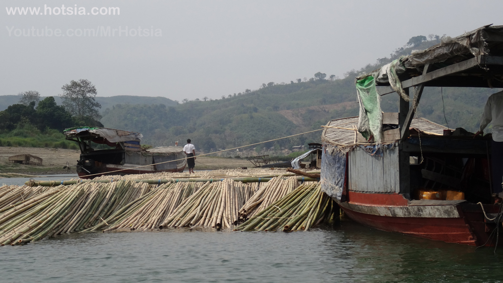 รัฐยะไข่ เรือบ้านไม้ไผ่ มรัคอู รัฐยะไข่ พม่า