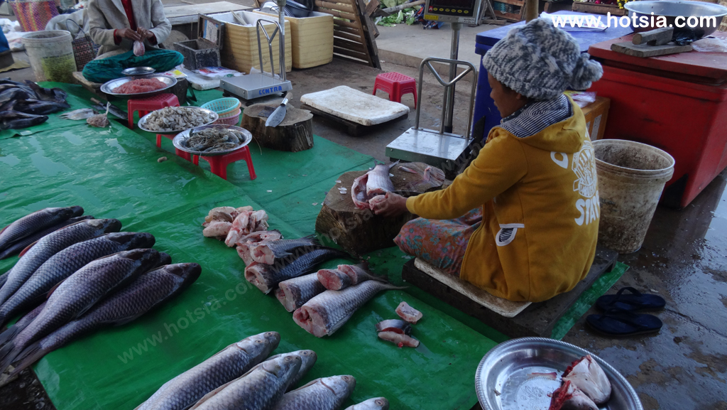 เที่ยวพม่า เมืองตองยี รัฐฉาน พม่า ตลาดเช้าในเมืองตองยี รัฐฉาน พม่า