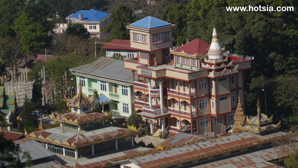 เที่ยวพม่า เมืองตองยี รัฐฉาน พม่า จุดชมวิวในเมืองตองยี รัฐฉาน พม่า