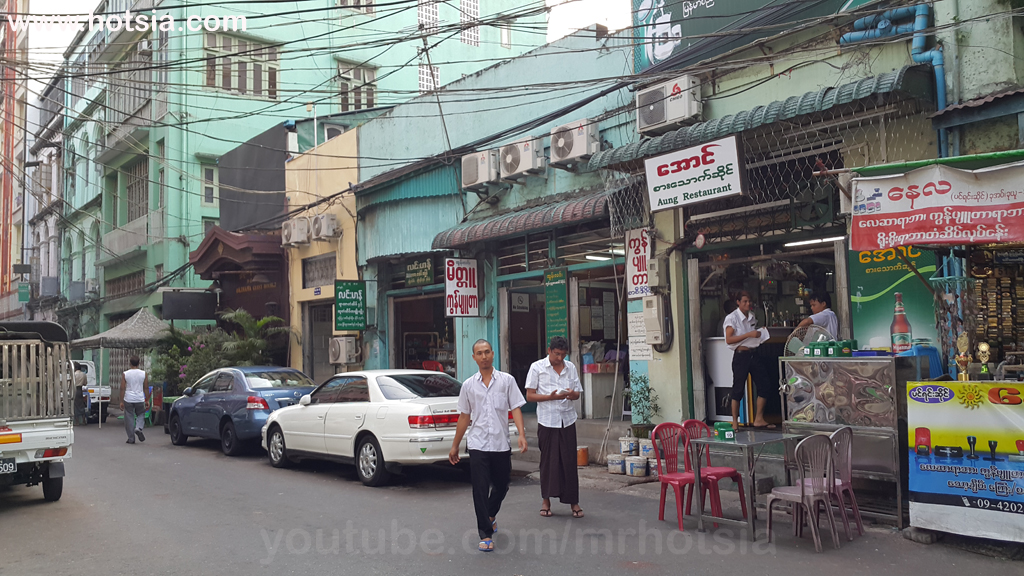 แบกเป้เที่ยวย่างกุ้ง ร้านอาหารอร่อยในย่างกุ้ง