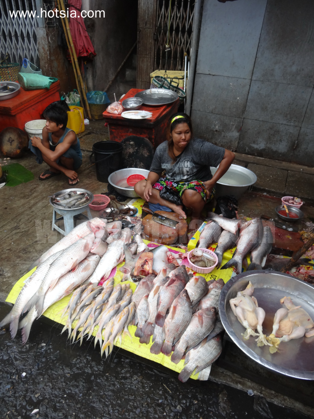 เที่ยวย่างกุ้งพม่าด้วยตัวเอง ตลาดเช้าย่างกุ้ง