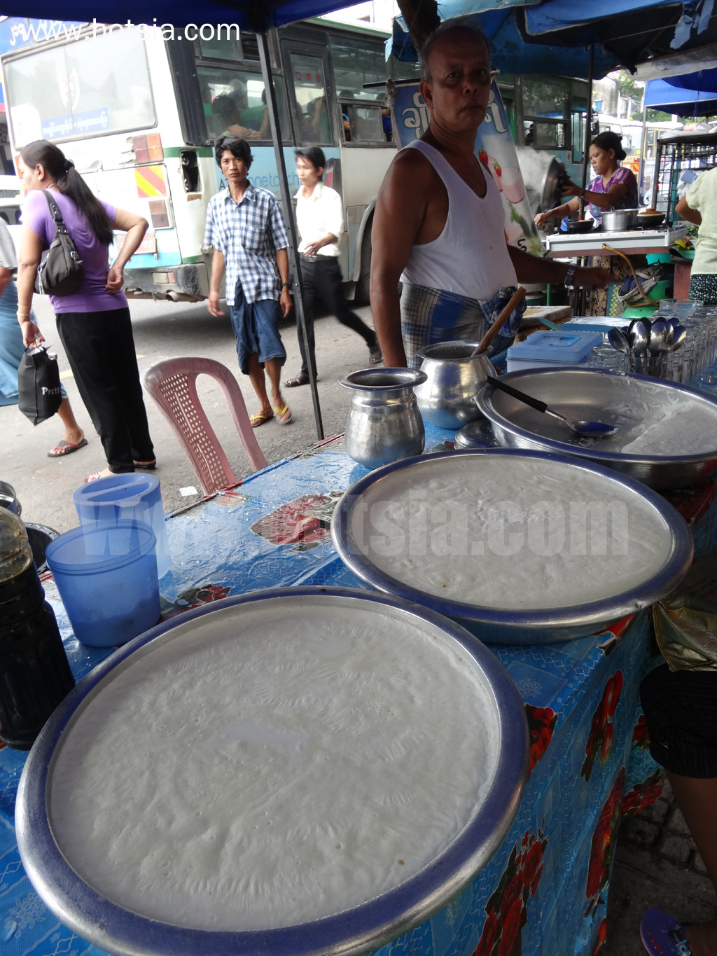 เที่ยวย่างกุ้งพม่าด้วยตัวเอง โยเกิร์ตพม่า