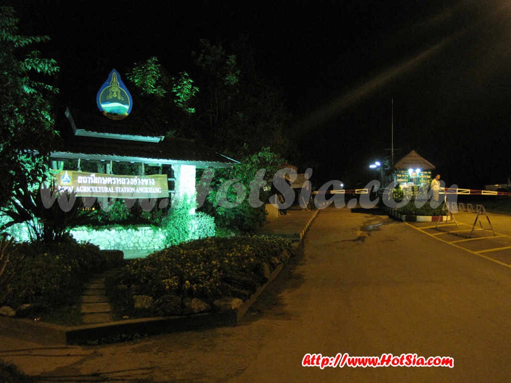 เชียงใหม่ ดอยอ่างขาง เมืองในหุบเขาอ่างขางกลางคืน