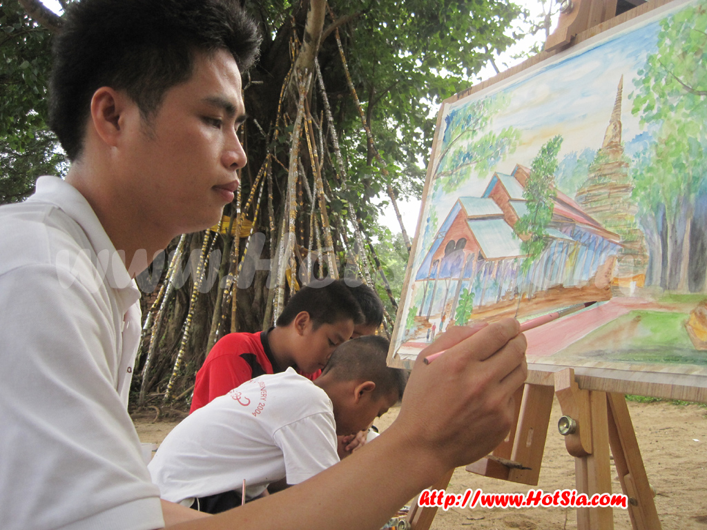 เชียงราย แนะนำโปสการ์ดสวยๆ อารามเด็กศิลป์ เชียงแสน