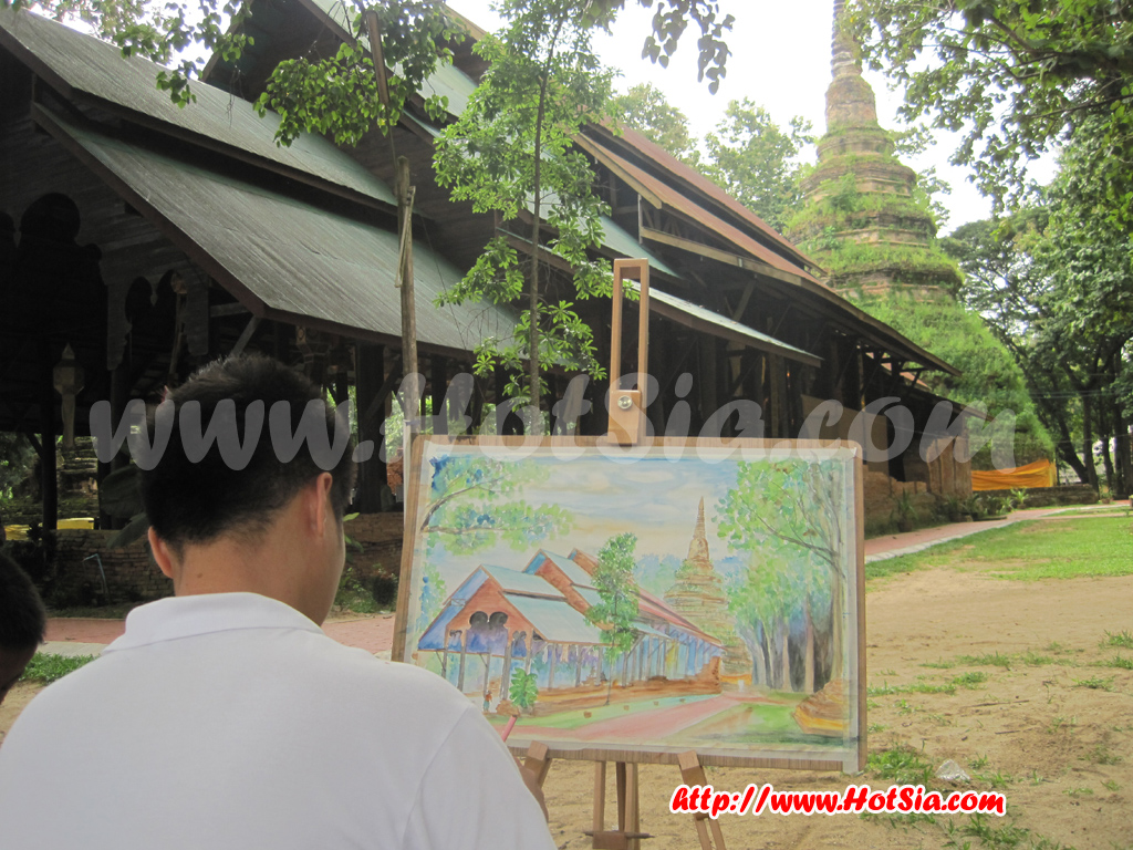 เชียงราย แนะนำโปสการ์ดสวยๆ อารามเด็กศิลป์ เชียงแสน