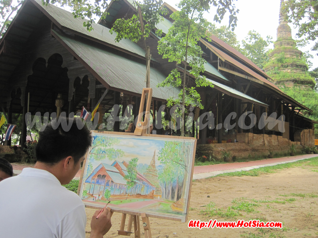 เชียงราย แนะนำโปสการ์ดสวยๆ อารามเด็กศิลป์ เชียงแสน