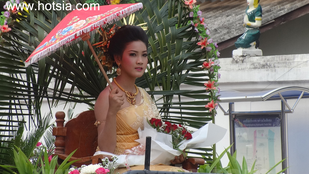 เที่ยวเชียงราย นางสงกรานต์เชียงของ