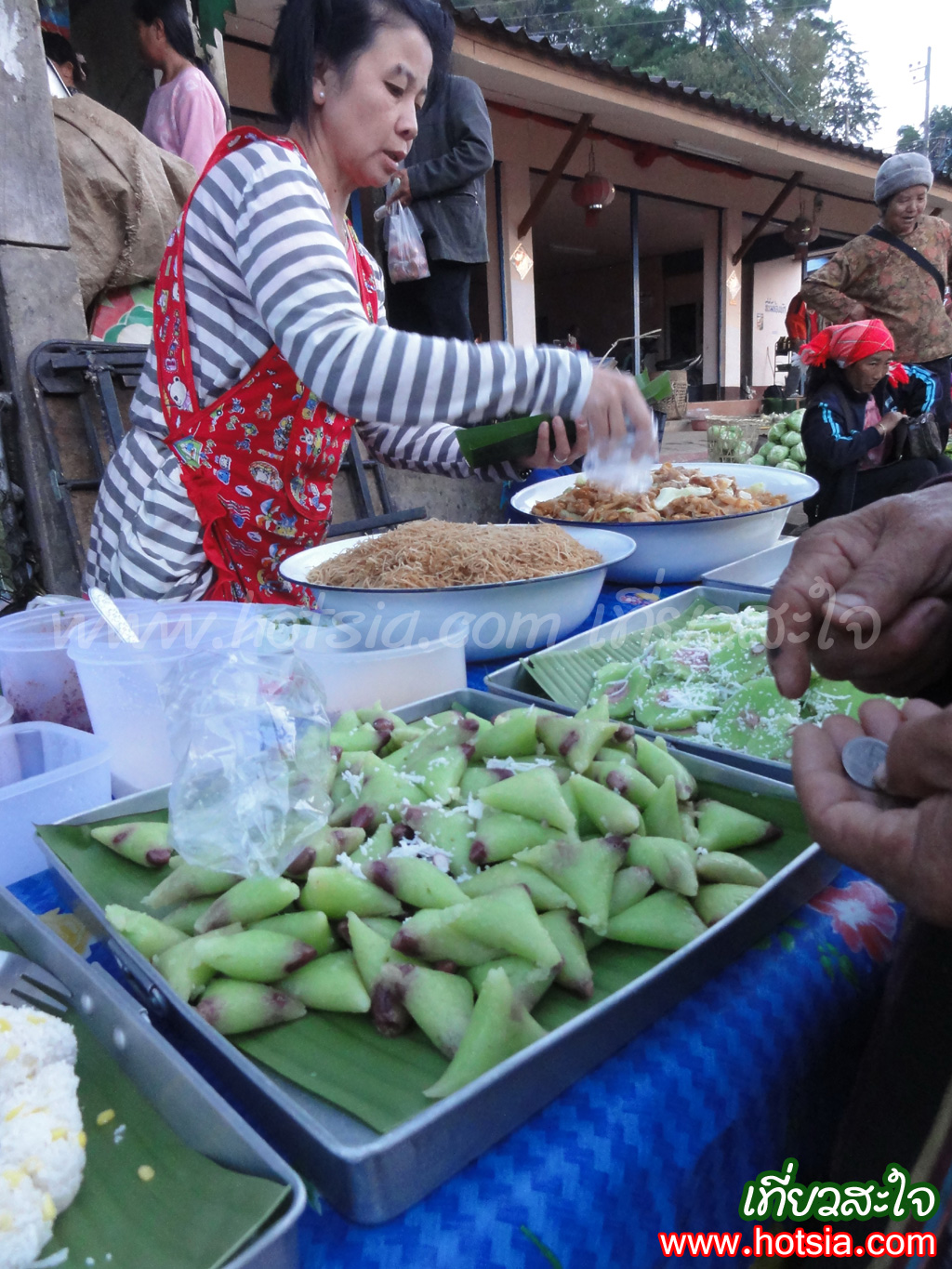 เที่ยวเชียงราย ตลาดเช้าดอยแม่สลอง
