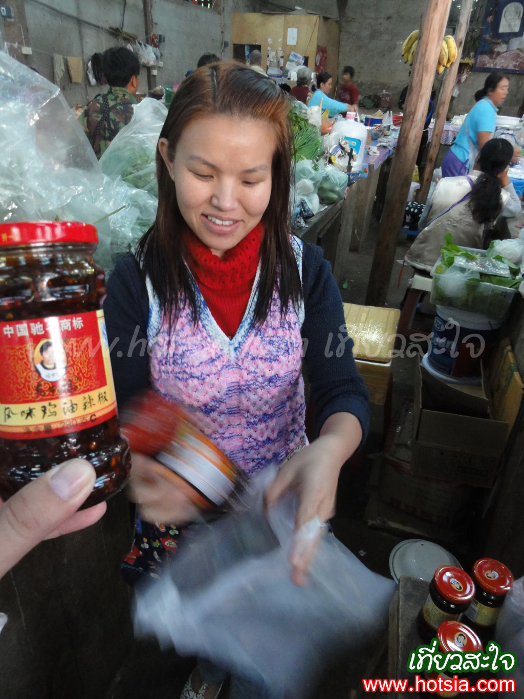 เที่ยวเชียงราย ตลาดเช้าดอยแม่สลอง