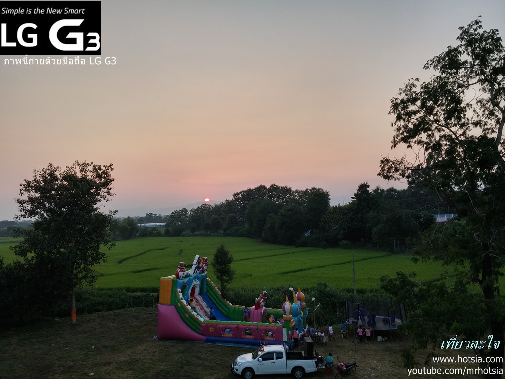 เชียงราย ไหลเรือบก ภาพ คลิป ถ่ายด้วย LG G3
