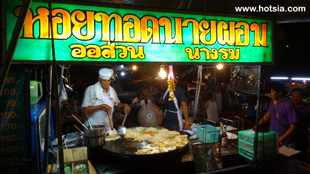นครปฐม ตลาดของกินหน้าองค์พระ