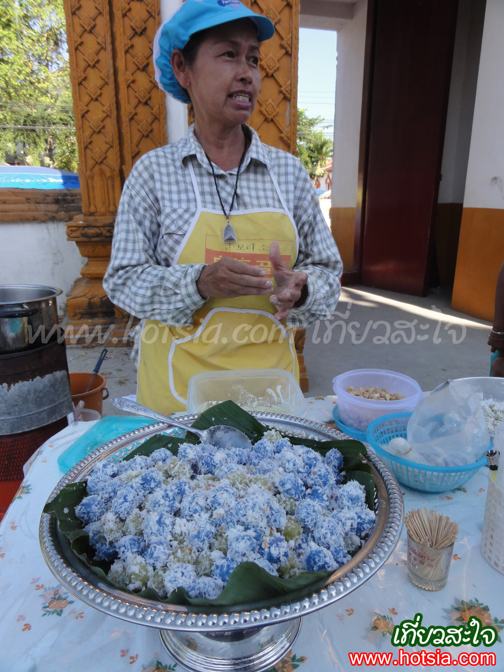 เที่ยวนครศรีธรรมราช ขนมโคใบเตย