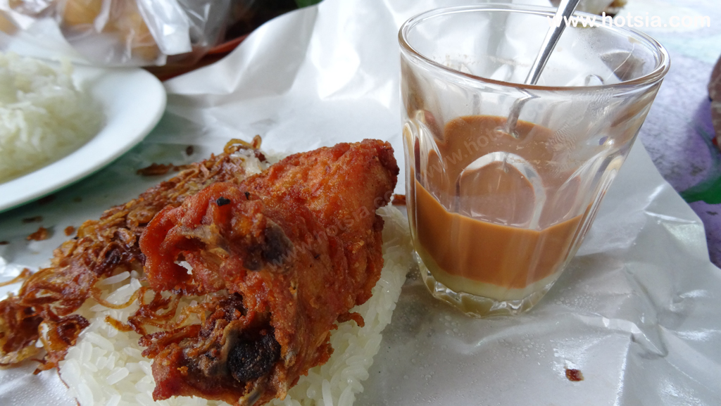 นครศรีธรรมราช ร้านชาเหนียวไก่ อาหารเช้าชาวบ้านภาคใต้