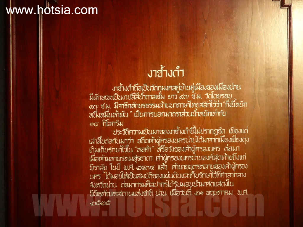 เที่ยวจังหวัดน่าน งานช้างดำ น่าน