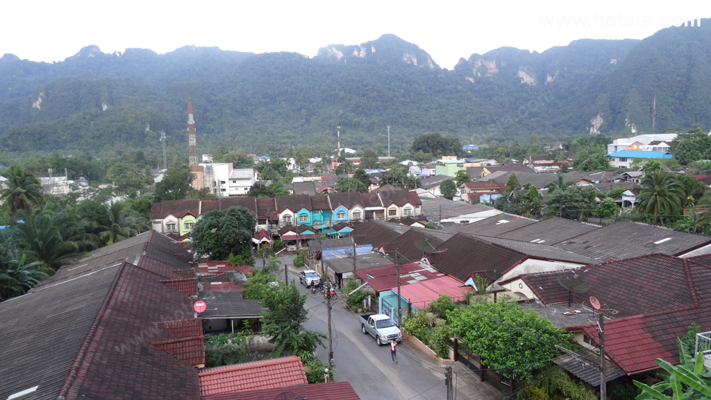 พังงา ร้านอาหารจุดชมวิวเมืองพังงา