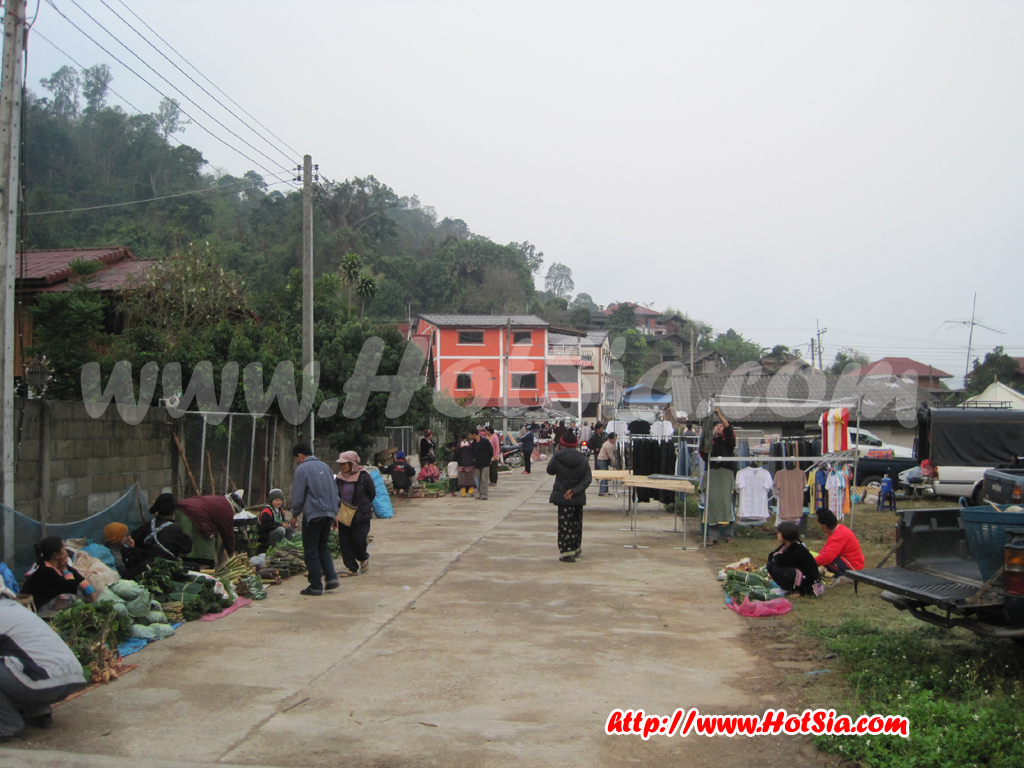 พะเยา เที่ยวโฮมสเตย์บ้านฮวก ตลาดชายแดนบ้านฮวก