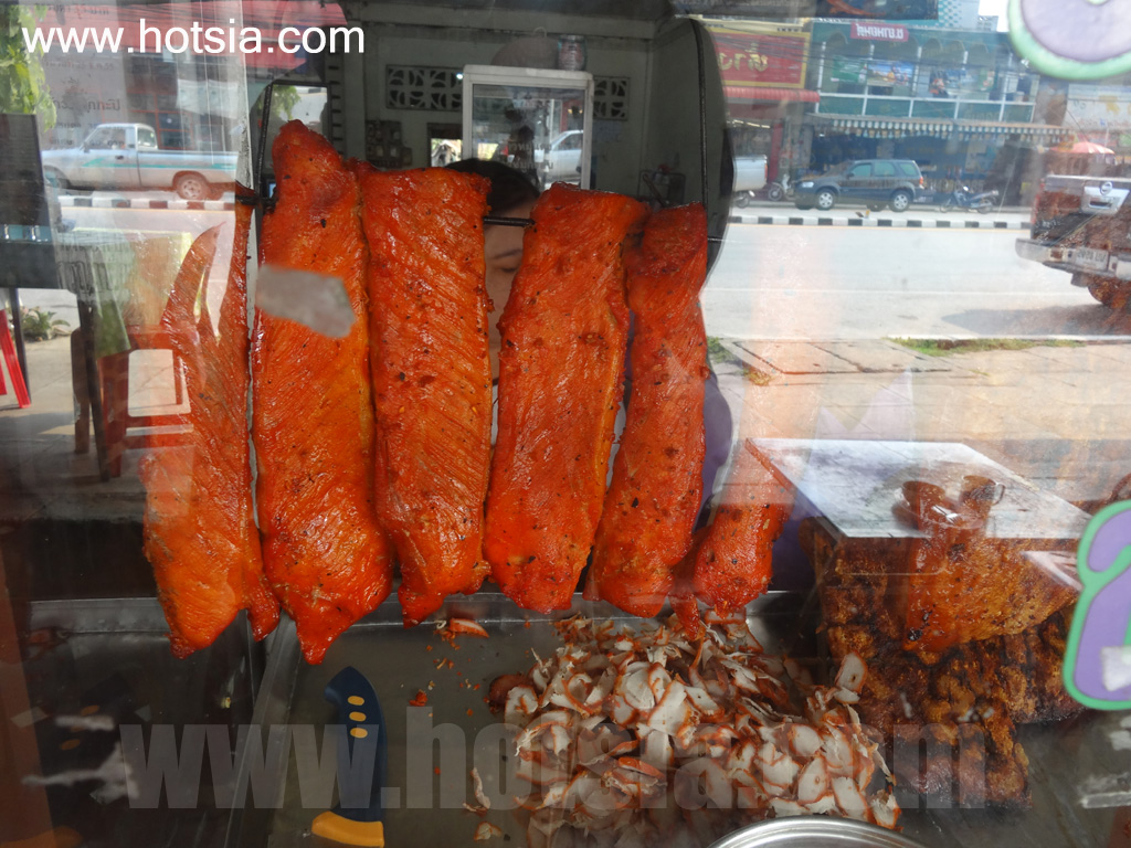 เที่ยวพะเยา ข้าวหมูกรอบ ต.เลิศรส พะเยา
