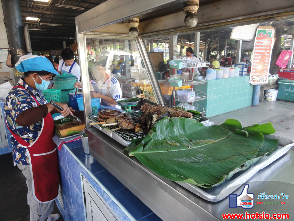 เที่ยวเพชรบูรณ์ ไก่ย่างวิเชียรบุรี ร้านบัวงตอง