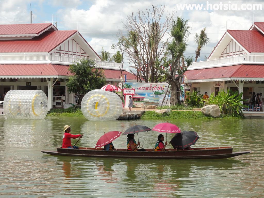 เที่ยวประจวบฯ หัวหิน ตลาดน้ำหัวหิน