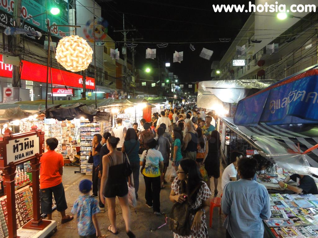 เที่ยวประจวบฯ หัวหิน ถนนคนเดินหัวหิน