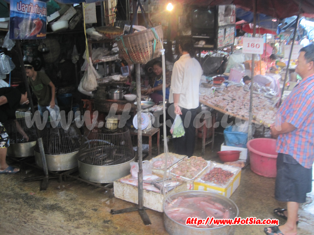 สิงห์บุรี ปลาร้าที่ตลาดเช้าสิงห์บุรี
