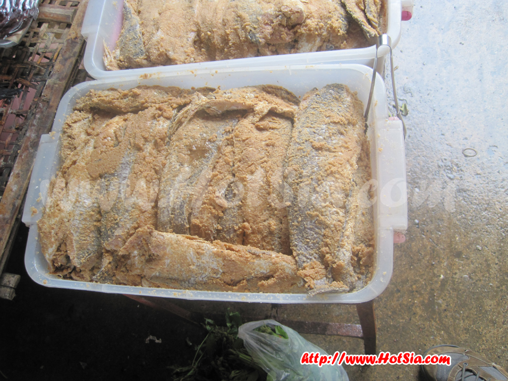 สิงห์บุรี ปลาร้าที่ตลาดเช้าสิงห์บุรี