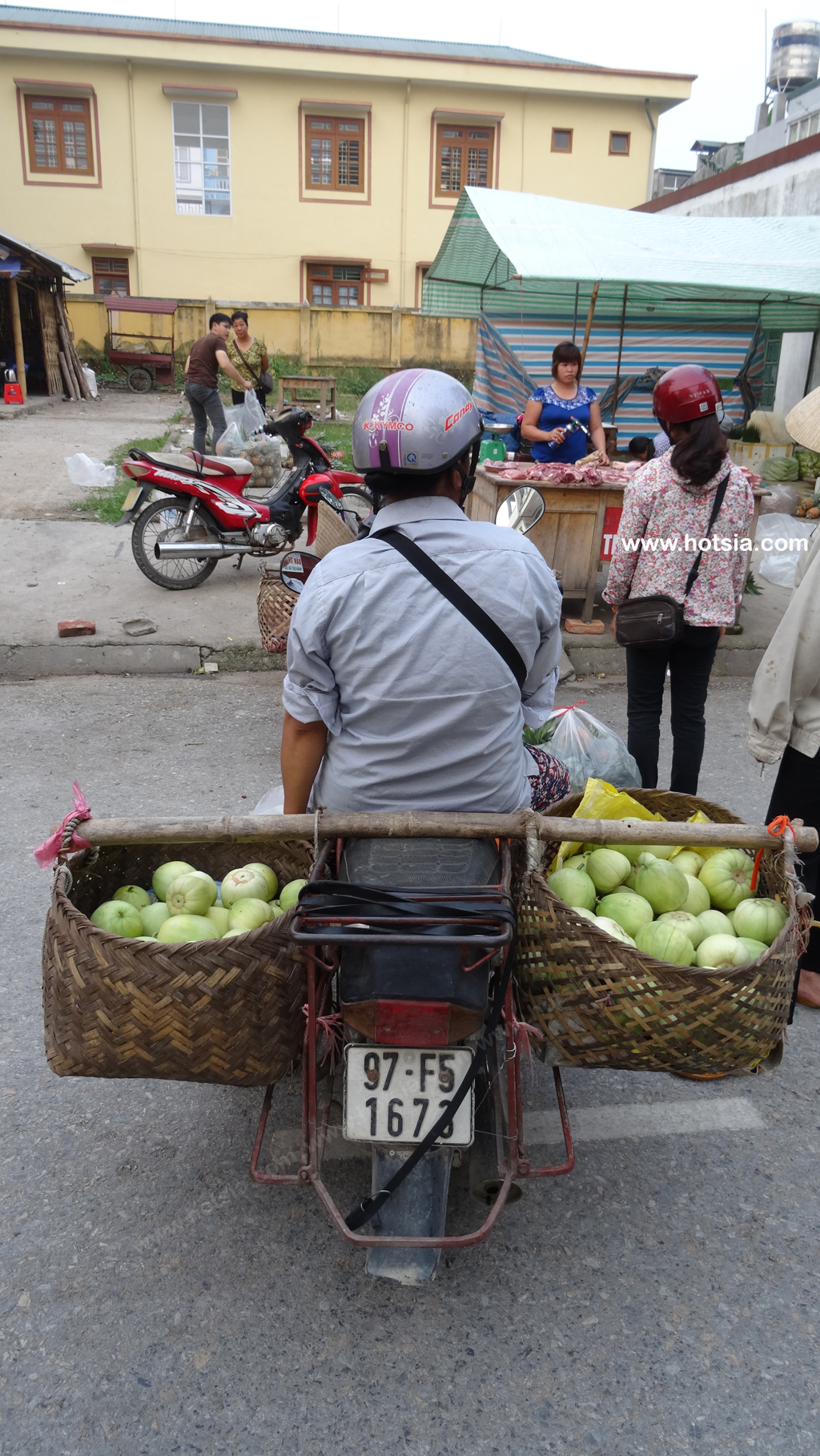 เวียดนาม จังหวัดบั๊กกั่น เวียดนาม ตลาดเช้าบั๊กกั่น เวียดนาม