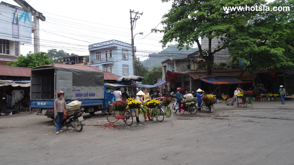 จังหวัดห่าซาง เวียดนาม ตลาดเช้าจังหวัดห่าซาง เวียดนาม