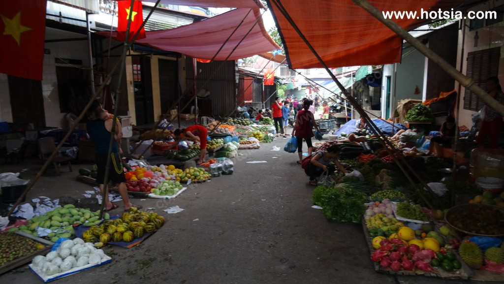 จังหวัดห่าซาง เวียดนาม ตลาดเช้าจังหวัดห่าซาง เวียดนาม