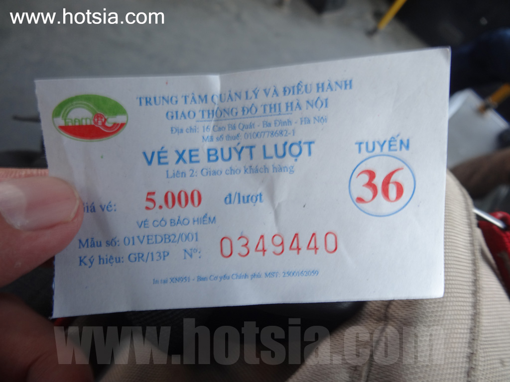 เที่ยวฮานอยด้วยตัวเอง จากสนามบินฮานอยเข้าเมืองด้วยงบ 12 บาท