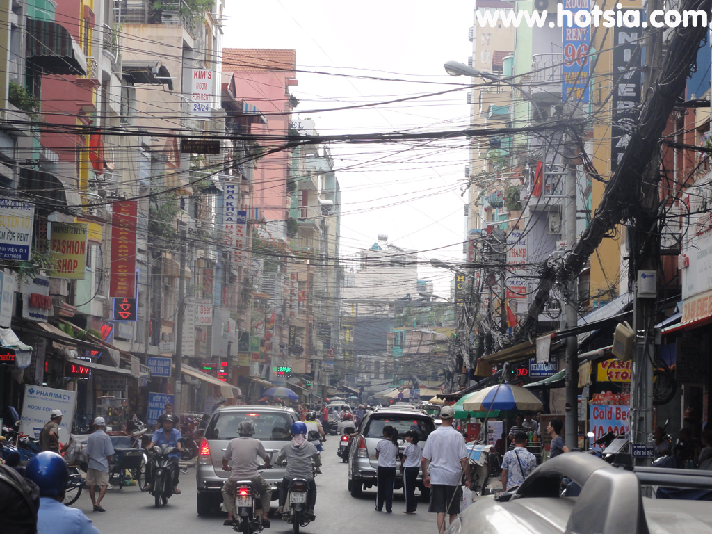 โฮจิมินห์ Ho Chi Minh ย่านฟามงู๋เหลา ย่านอาหารที่พัก(pham ngo lao)