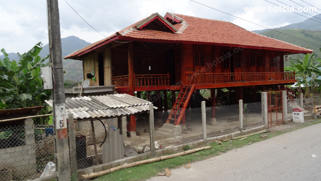 เวียดนาม จังหวัดลายเจิว บ้านคนไทยในเวียดนามเหนือ