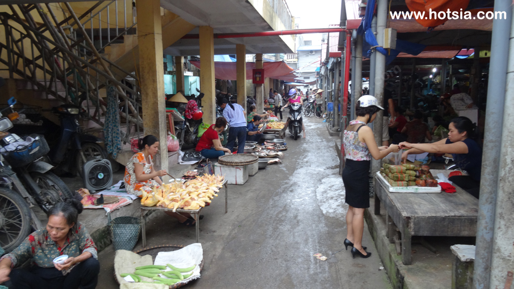 เวียดนาม จังหวัดนามดิ่ง เวียดนาม ตลาดเช้าจังหวัดนามดิ่ง เวียดนาม